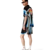 Shorts en soie Graphic Mountain Shorts en soie Graphic Mountain