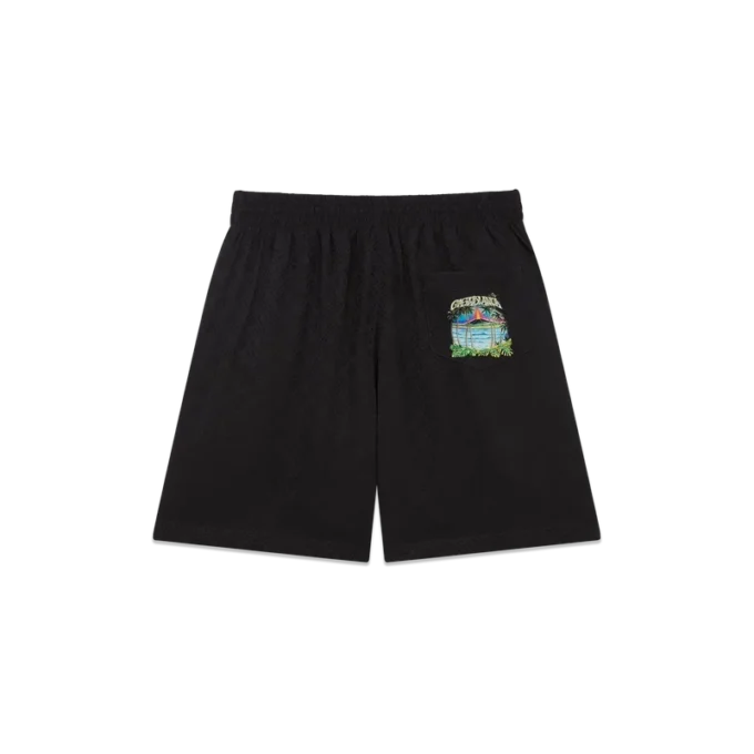 Shorts en soie jacquard Volcano Shorts en soie jacquard Volcano