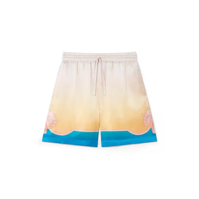 Shorts en soie L’arc Colora Shorts en soie L’arc Colora