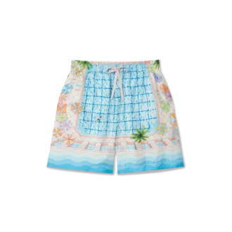 Shorts en soie Le Plongeon