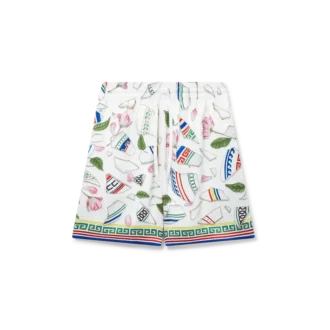 Shorts en soie Le Vase Brise