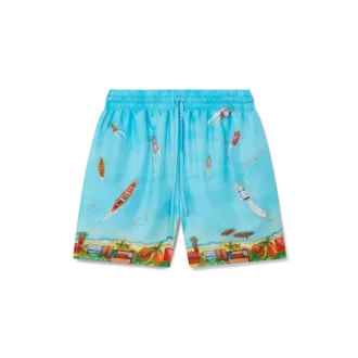 Shorts en soie Maison Sur Piloti