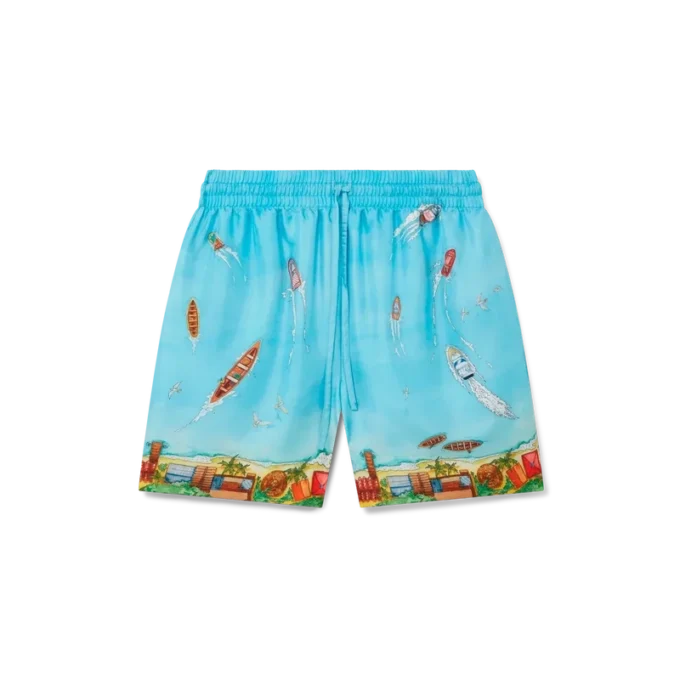 Shorts en soie Maison Sur Piloti Shorts en soie Maison Sur Piloti