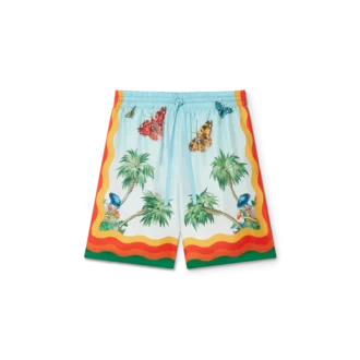 Shorts en soie Palm Springs Tennis Club