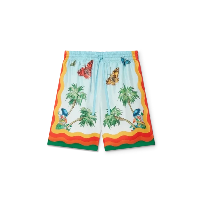 Shorts en soie Palm Springs Tennis Club