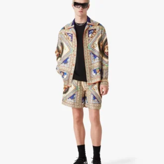 Shorts en soie Plafond Orne De Musique