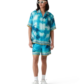 Shorts en soie Poolside Emblem Shorts en soie Poolside Emblem