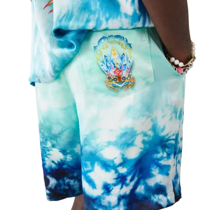 Shorts en soie Surf Lotus Shorts en soie Surf Lotus