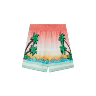 Shorts en soie Tennis Club