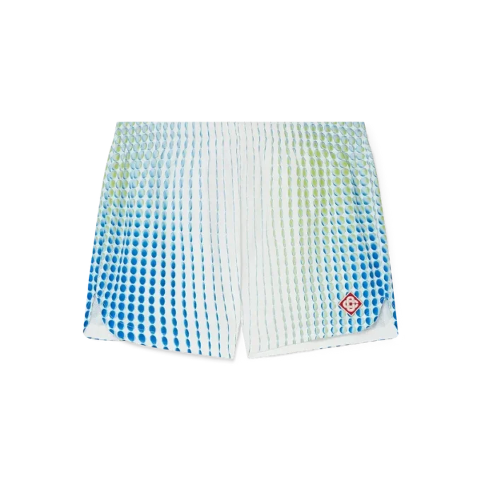 Shorts en taffetas de polyester imprimé