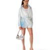 Shorts en taffetas de polyester imprimé