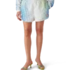 Shorts en taffetas de polyester imprimé