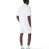 Shorts en tissu éponge blanc