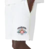 Shorts en tissu éponge blanc