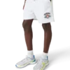Shorts en tissu éponge blanc