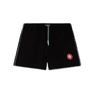 Shorts en tissu éponge jacquard Monogram