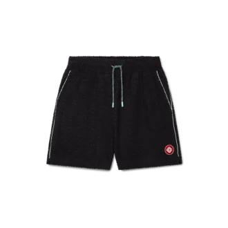 Shorts en tissu éponge jacquard Monogram