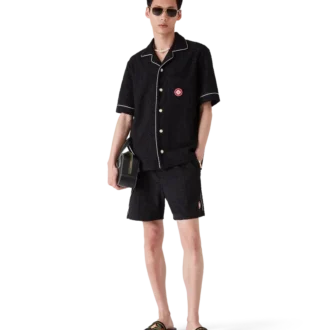 Shorts en tissu éponge jacquard Monogram