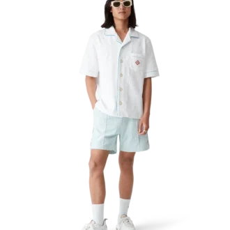 Chemise en tissu éponge Monogram