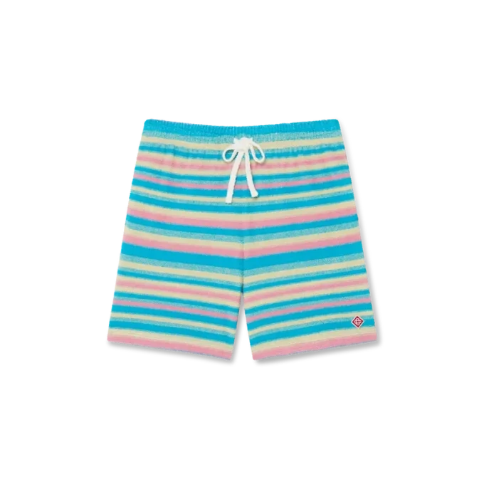 Shorts en tissu éponge à rayures Shorts en tissu éponge à rayures
