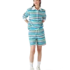 Shorts en tissu éponge à rayures Shorts en tissu éponge à rayures