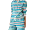 Shorts en tissu éponge à rayures Shorts en tissu éponge à rayures