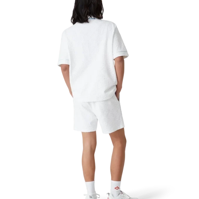 Shorts en tissu éponge à rayures tennis Shorts en tissu éponge à rayures tennis