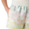 Shorts en twill de soie Candy Icons