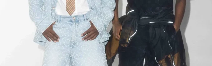 Veste de travail Monogram grise