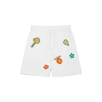 Shorts à motifs au crochet