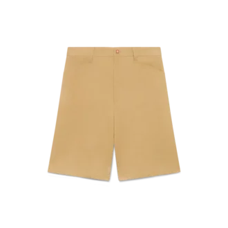 Shorts plissé en coton