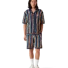 Chemise rayée en crochet Chemise rayée en crochet