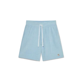 Shorts à rayures en velours