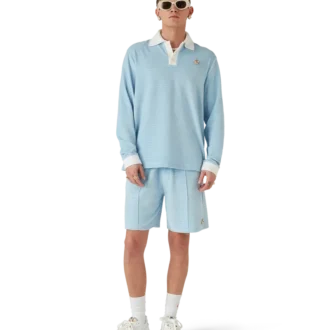 Shorts à rayures en velours