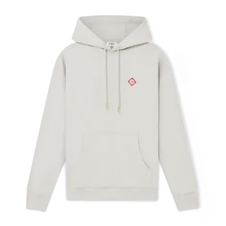 Sweat à capuche avec logo en forme de losange