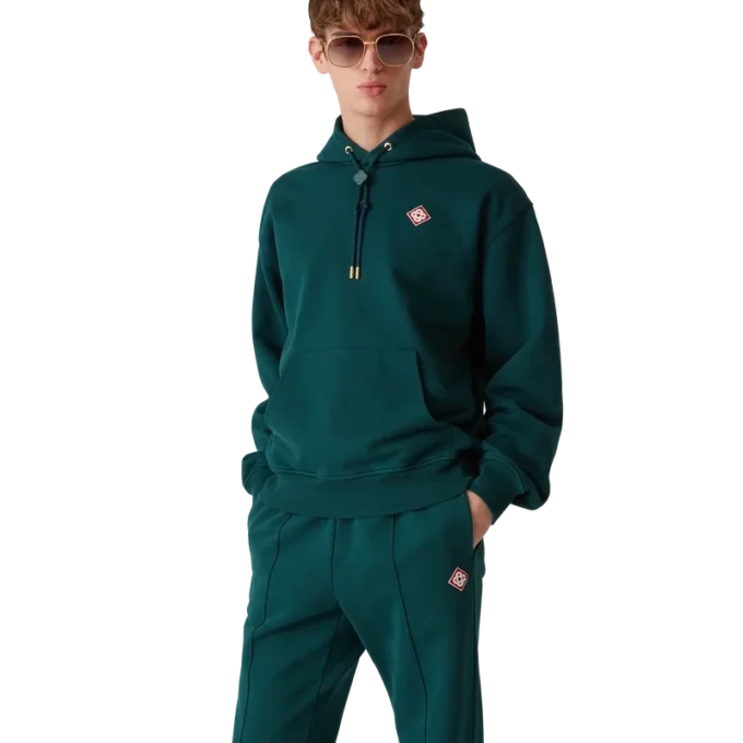 Sweat à capuche avec logo en forme de losange Sweat à capuche avec logo en forme de losange