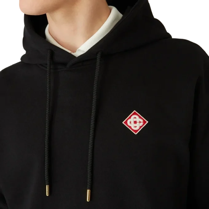 Sweat à capuche avec logo en forme de losange Sweat à capuche avec logo en forme de losange
