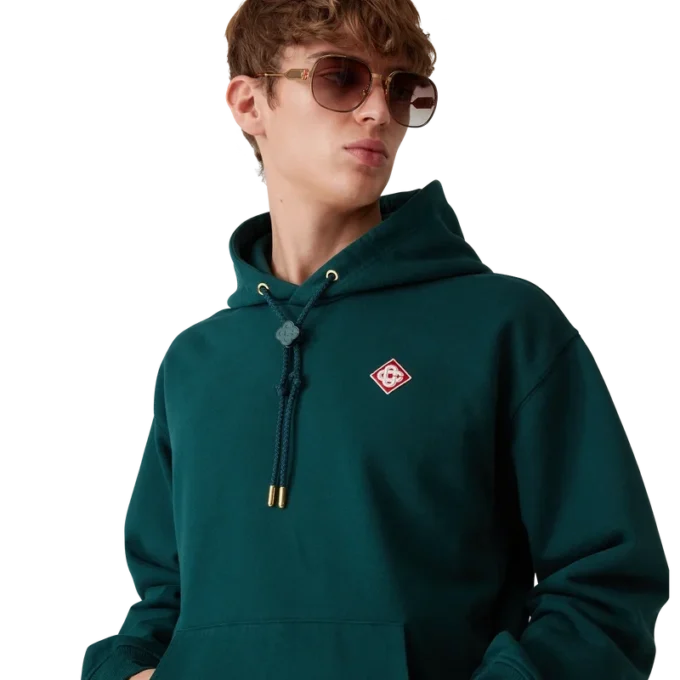 Sweat à capuche avec logo en forme de losange Sweat à capuche avec logo en forme de losange