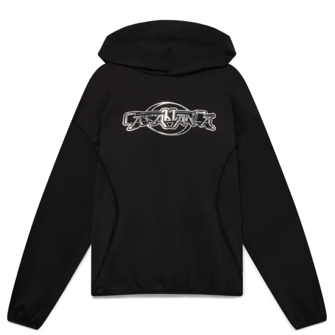 Sweat à capuche oversize à empiècements