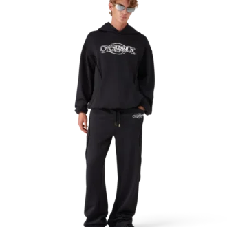Sweat à capuche oversize à empiècements