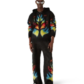 Sweat à capuche zippé Mohair Flame Laurel