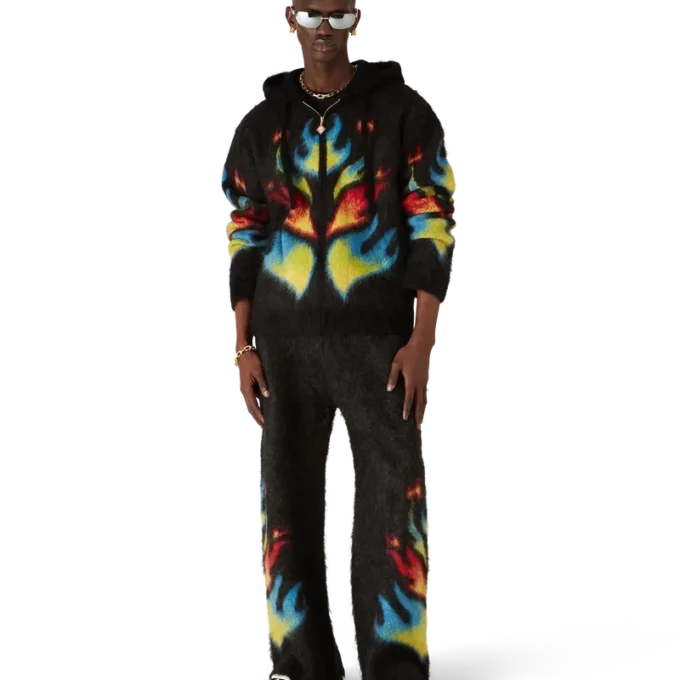 Sweat à capuche zippé Mohair Flame Laurel