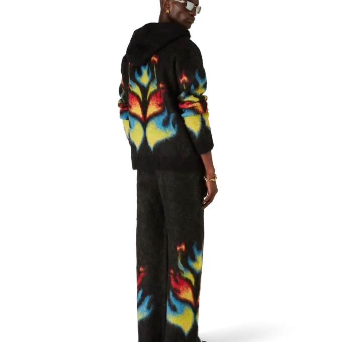 Sweat à capuche zippé Mohair Flame Laurel