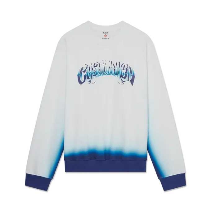 Sweat-shirt bleu dégradé Sweat-shirt bleu dégradé