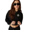Sweat-shirt court à capuche Pearl Diamond Sweat-shirt court à capuche Pearl Diamond