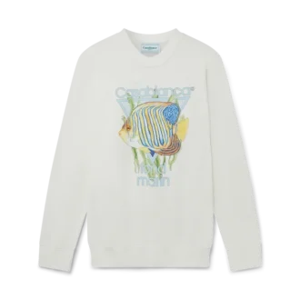 Sweat-shirt Fond Marin
