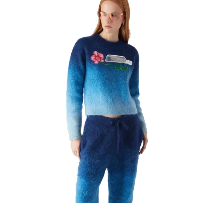 Sweat-shirt Gradient Orchid