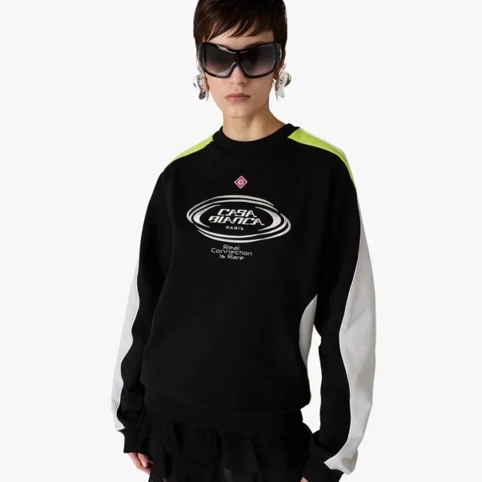Sweat-shirt à manches longues color block