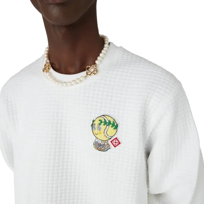 Sweat-shirt matelassé Tennis Mascot Sweat-shirt matelassé Tennis Mascot