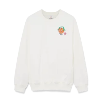 Sweat-shirt Orange Mascot